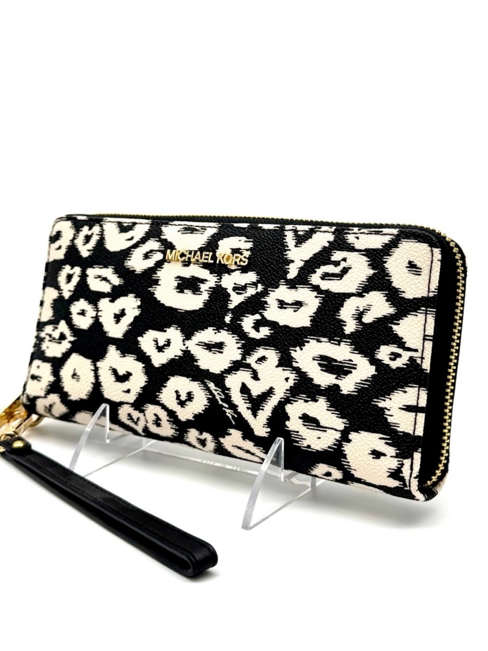 Michael Kors Large Continental Wallet - Black Multi